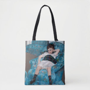 Meisje in een blauwe stoel, Cassatt Draagtas