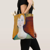 Meisje in een groene blouse, Modigliani Draagtas (Dichtbij)