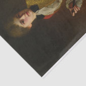 Meisje in een Riding Habit van Gustave Jean Jacque Tissuepapier (Detail)