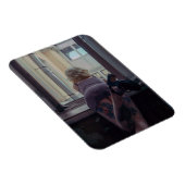 Meisje in het raam magneet (Rechterzijde)