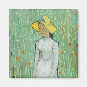 Meisje in het Wit door Vincent van Gogh Magneet
