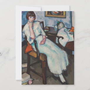 Meisje in het wit Samuel John Peploe