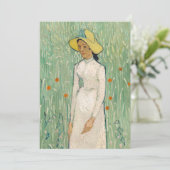 Meisje in het wit | Vincent van Gogh (Staand voorkant)