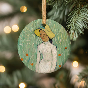 Meisje in het wit Vincent van Gogh Keramisch Ornament