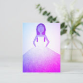 Meisje in Jurk Briefkaart (Staand voorkant)