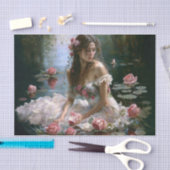 Meisje in water tissuepapier (Craft)