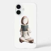 Meisje iPhone case (Achterkant)
