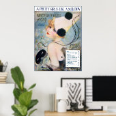   meisje is als een Melody Poster (Thuiskantoor)