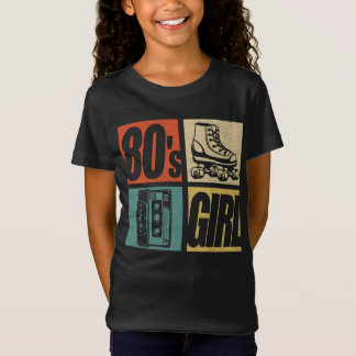 Meisje jaren '80 Mode 80 Theme Party 80 T-shirt