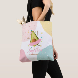 meisje Kawaii Avocado Ballerina Slay hen Draagtas