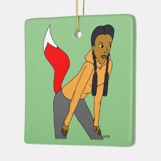 meisje keramisch ornament (Links)