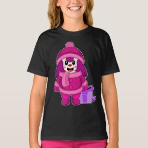 Meisje Kerstmis Winter T-shirt