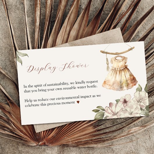  Meisje Kleding Display Douche Behuizing Kaart