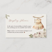  Meisje Kleding Display Douche Behuizing Kaart (Voorkant)