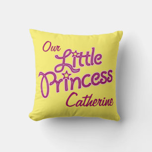 Meisje kleine ster prinses naam & foto kussen