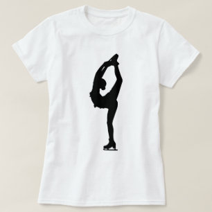 Meisje kunstschaatser shirt