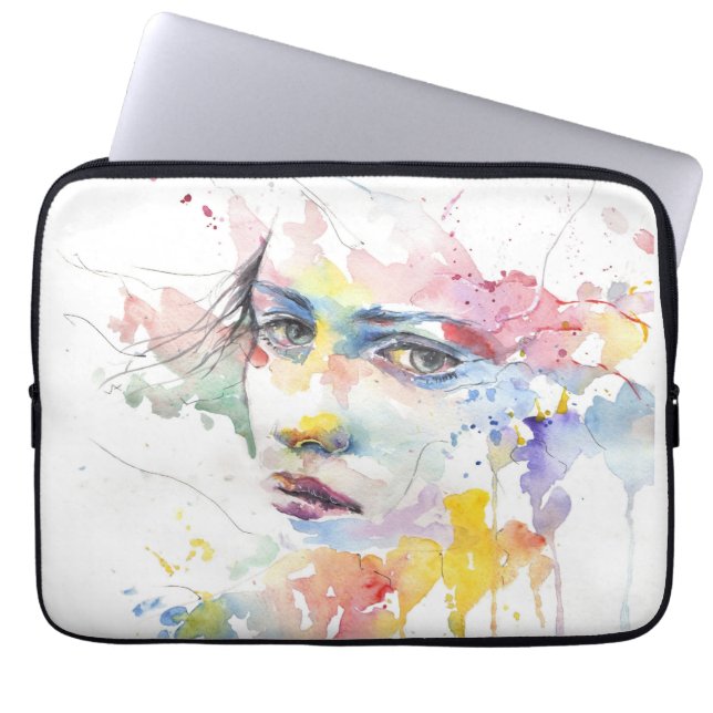 meisje laptop sleeve (Voorkant)