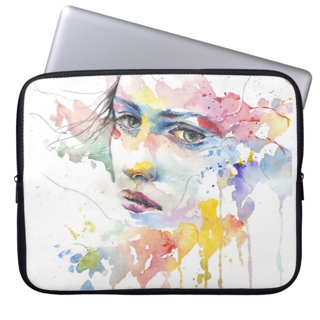 meisje laptop sleeve (Voorkant)