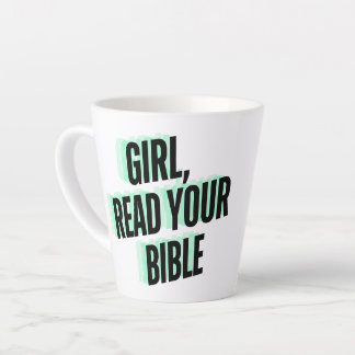 Meisje, lees je Bijbel Latte Mok