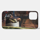 Meisje leest een brief in een open venster, Vermee Case-Mate iPhone Case (Achterkant (horizontaal))