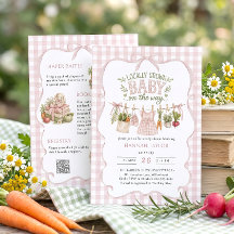 Meisje lokaal geteelde baby shower