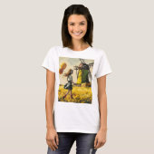 MEISJE LOOPT T-SHIRT (Voorkant volledig)