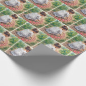 Meisje maakt een Hart Tuin Pad Cadeaupapier (Hoek)