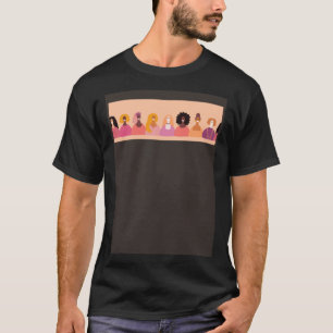 Meisje Macht Wij zijn allen één en dezelfde Vrouwe T-shirt
