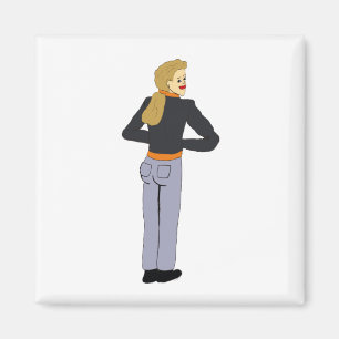 meisje magneet