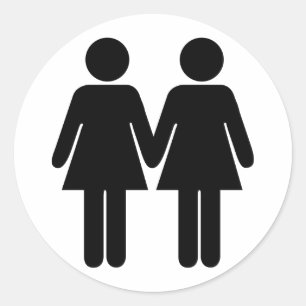 Meisje + Meisje Sticker