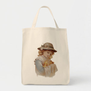Meisje met Baby Eucks Tote Bag
