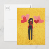 Meisje met ballon briefkaart (Voorkant / Achterkant)