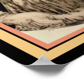 Meisje met belletjes Art Deco Poster (Hoek)