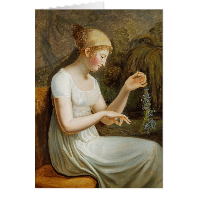 Meisje met bloemen (Voorkant)