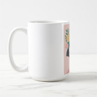 meisje met bloemen koffiemok