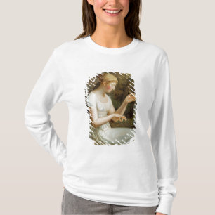 Meisje met bloemen t-shirt