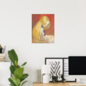 Meisje met Blonde Hair, Helene Schjerfbeck Poster (Thuiskantoor)