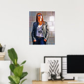 Meisje met camera poster (Thuiskantoor)