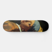 Meisje met de Parelaarde Skateboard (Horizontaal)