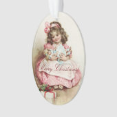  meisje met Doll Ornament (voorkant)