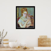 Meisje met een kat poster (Keuken)