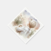 Meisje met een konijn servet (Hoek)