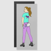 meisje met een konijnenstaart (Voorkant / Achterkant)