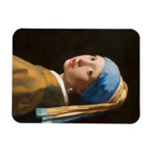 Meisje met een parel die portret schildert magneet (Horizontaal)