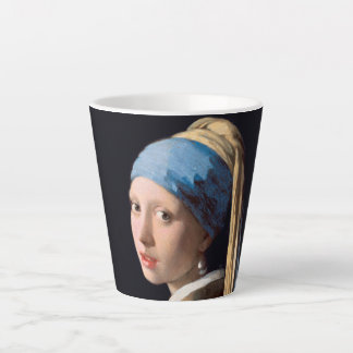 Meisje met een parel Earring-Johannes Vermeer Klei Latte Mok