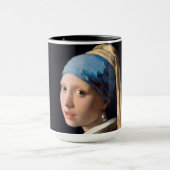 Meisje met een parel Earring-Johannes Vermeer Klei Mok (Midden)