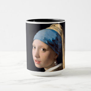 Meisje met een parel Earring-Johannes Vermeer Klei Mok