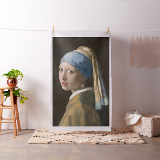 Meisje met een parel Earring-Johannes Vermeer Stof