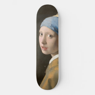 Meisje met een parel - Johannes Vermeer Art Skateboard