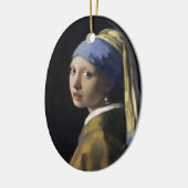 Meisje met een parel keramisch ornament (Links)